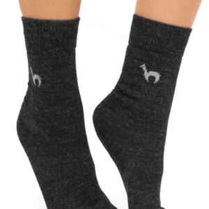 Alpaka Softsocken dunkelgrau
