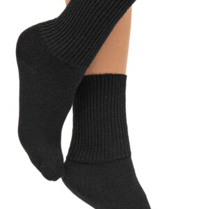 Alpaka Softsocken schwarz